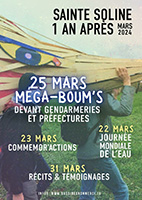 25 mars – Méga Boum pour les 1 an de Sainte-Soline