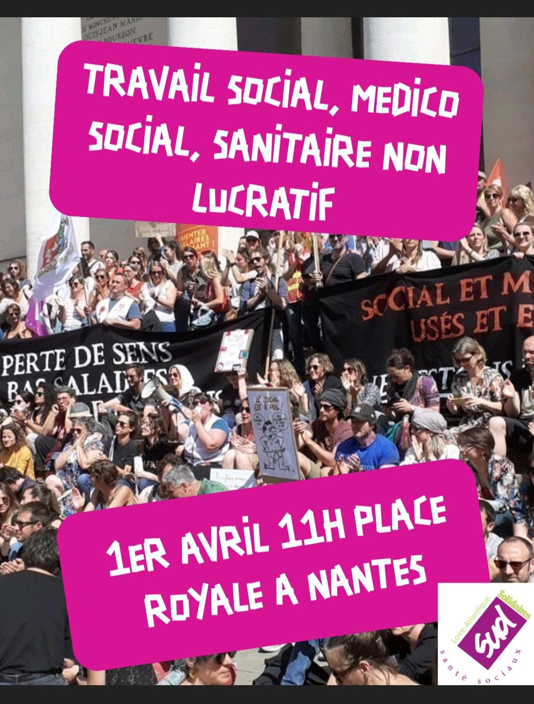 1er avril : Journée nationale de lutte du secteur social