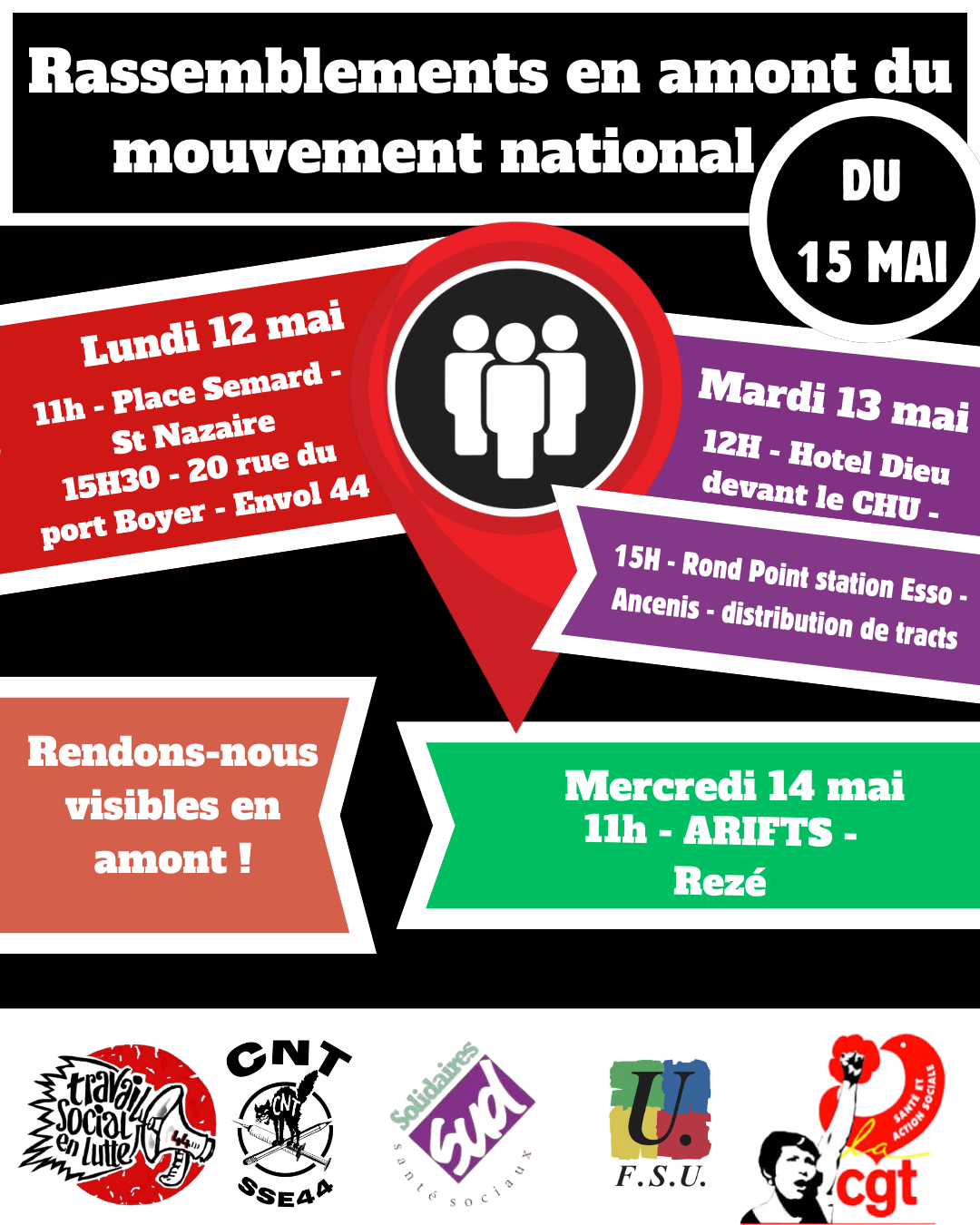 15 mai – social et médico-social en grève !