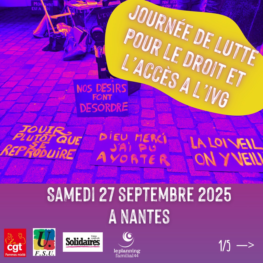 27 septembre – journée internationale pour le droit à l’avortement