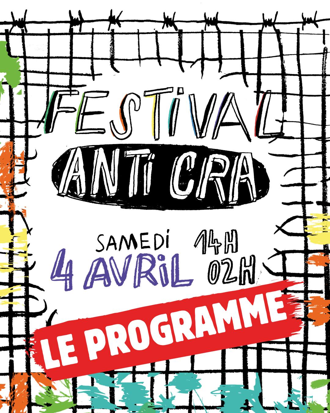 4 avril – 3ème festival anti CRA