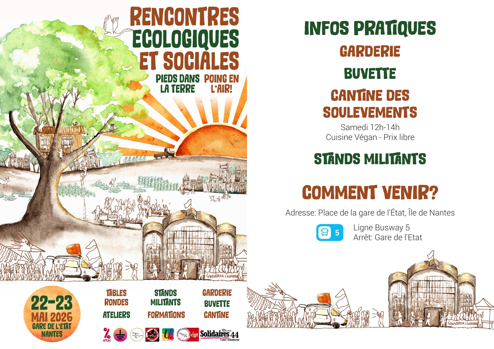 22 et 23 mai – Rencontres écologiques et sociales